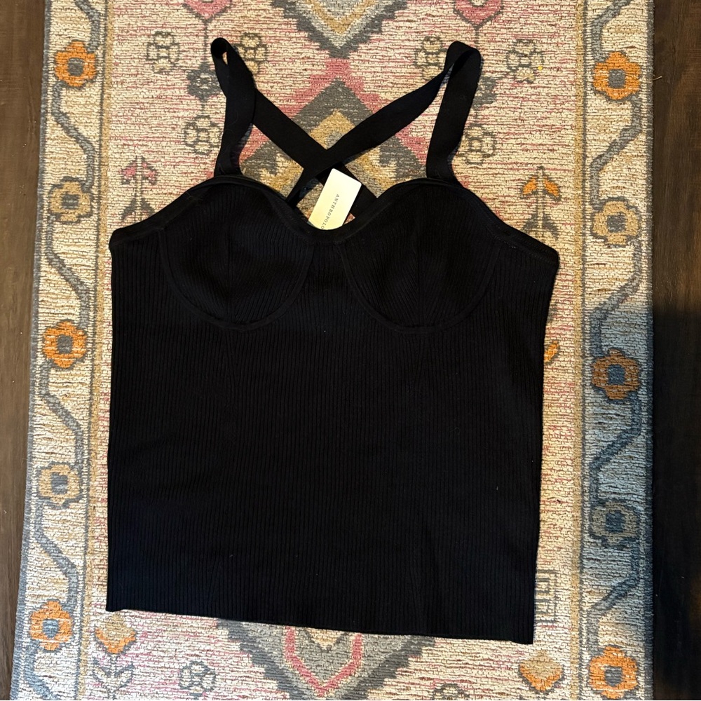 Anthropologie Maeve Corset Tank Top